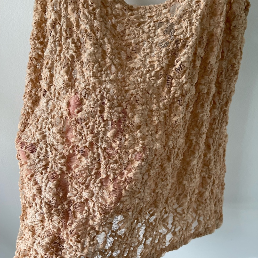 90’s two piece lace shirt and shrug combo - Picture 4 of 9